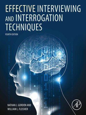 cover image of Effective Interviewing and Interrogation Techniques
